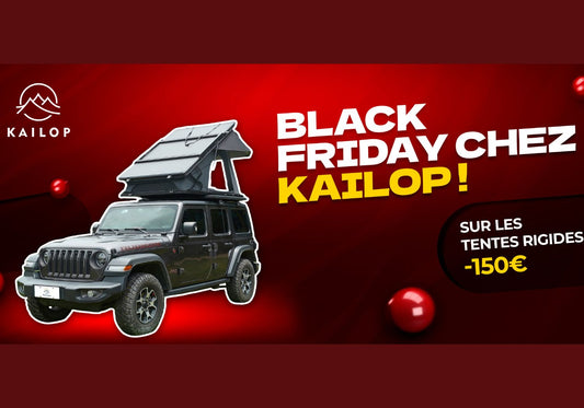 KAILOP Black Friday : les meilleures offres sur les tentes de toit en 2025