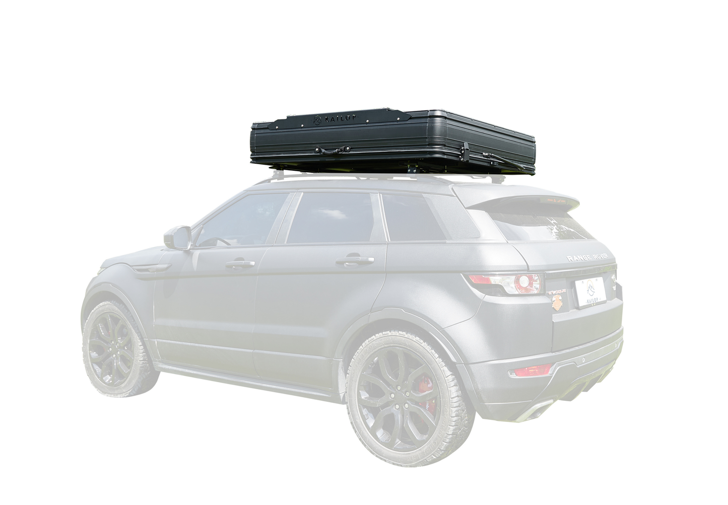 Tente de toit rigide pour 4x4 et SUV en position fermée